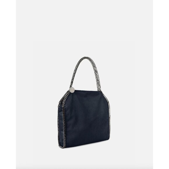 STELLA MCCARTNEY NAVY TINY SHAGGY DEAR FALABELLA - Picture 4 of 7
